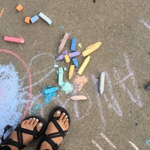 Black double-strap Chaco’s with toe straps.